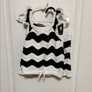 Vince Camuto Black and White Kids Matching Set